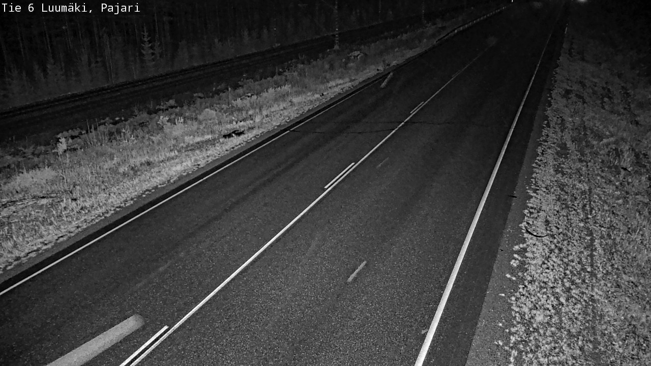 Weather Camera Image Road 6 Luumäki Pajari, Luumäki, Etelä-Karjala