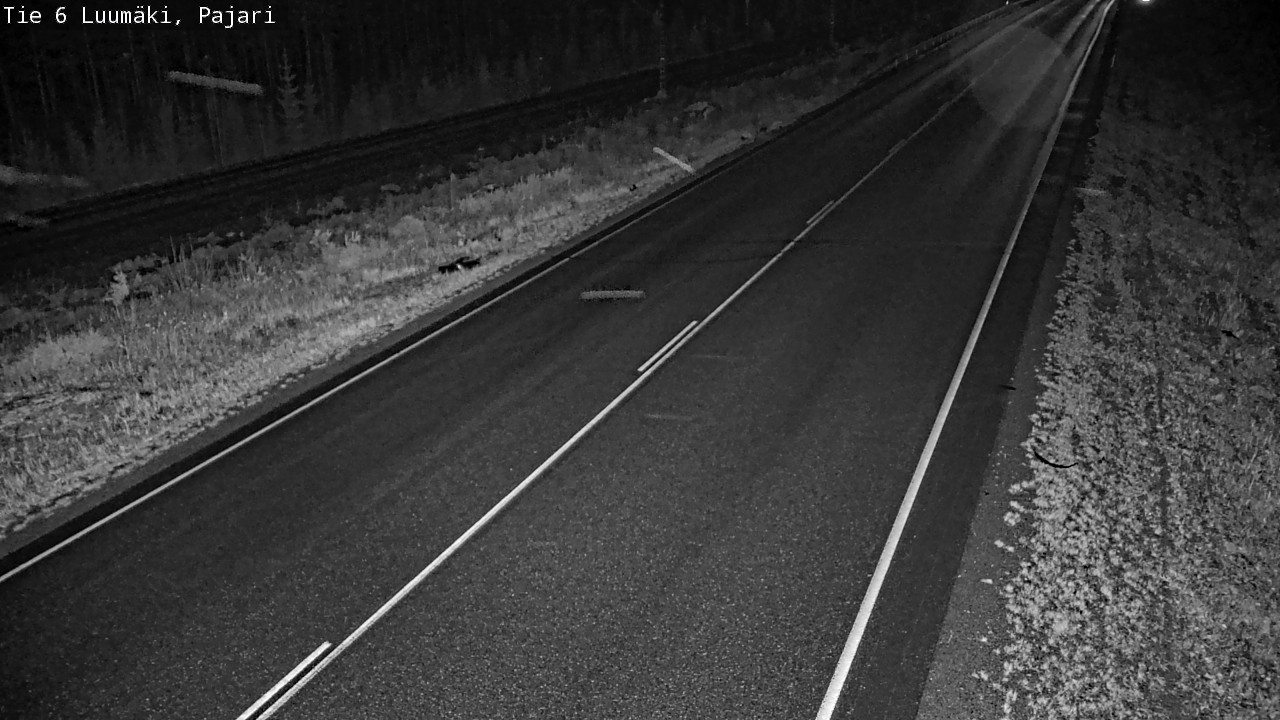 Weather Camera Image Väg 6 Luumäki Pajari, Luumäki, Etelä-Karjala