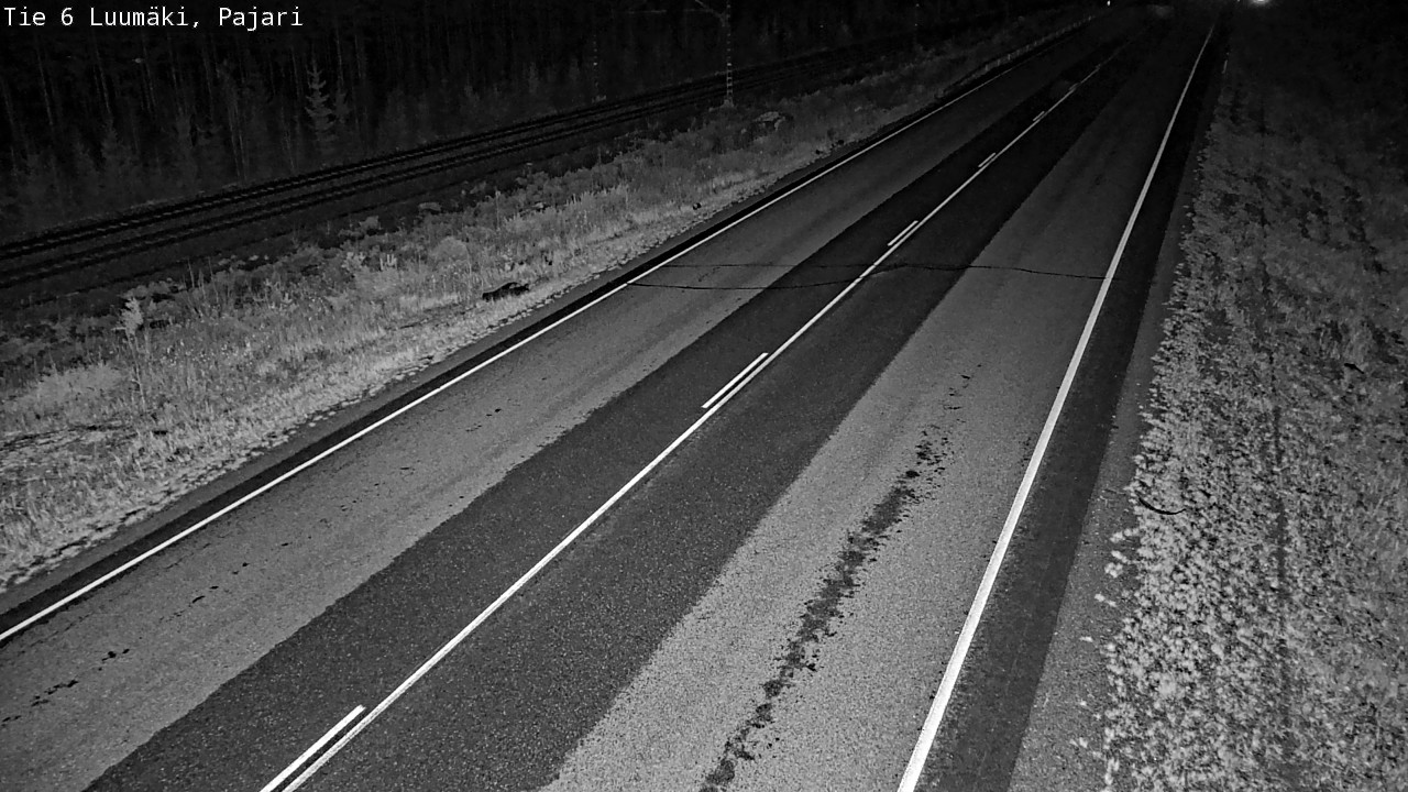 Weather Camera Image Road 6 Luumäki Pajari, Luumäki, Etelä-Karjala