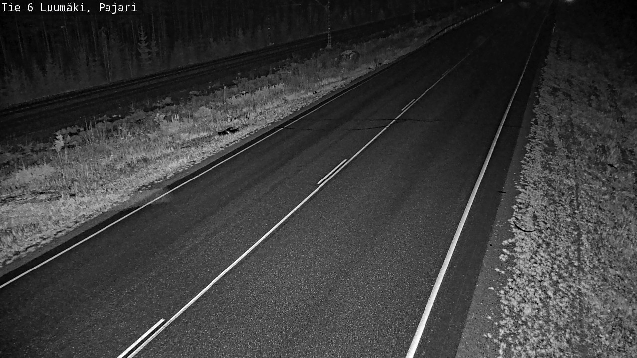Weather Camera Image Road 6 Luumäki Pajari, Luumäki, Etelä-Karjala