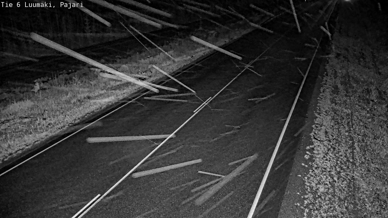 Weather Camera Image Road 6 Luumäki Pajari, Luumäki, Etelä-Karjala