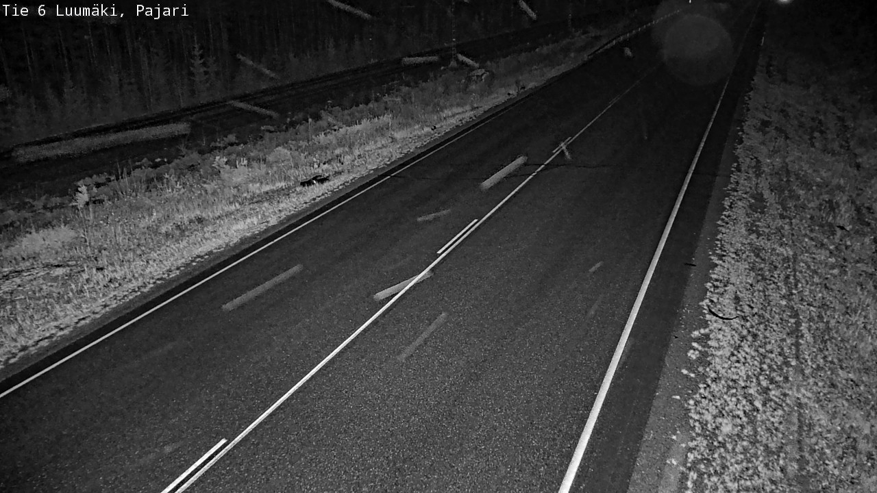 Weather Camera Image Väg 6 Luumäki Pajari, Luumäki, Etelä-Karjala