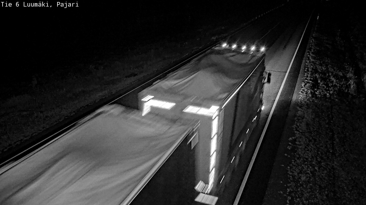 Weather Camera Image Road 6 Luumäki Pajari, Luumäki, Etelä-Karjala
