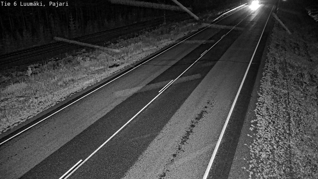 Weather Camera Image Road 6 Luumäki Pajari, Luumäki, Etelä-Karjala