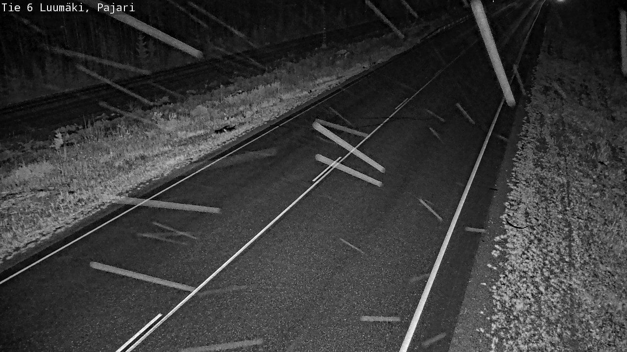 Weather Camera Image Road 6 Luumäki Pajari, Luumäki, Etelä-Karjala