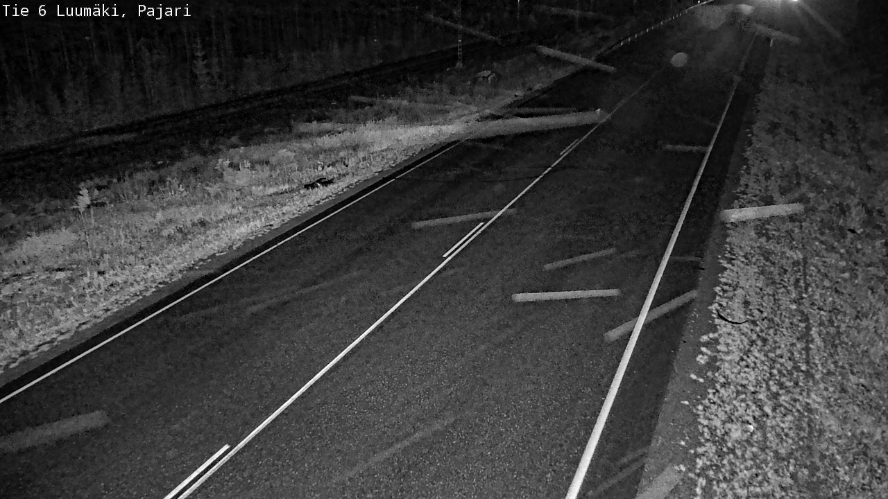 Weather Camera Image Road 6 Luumäki Pajari, Luumäki, Etelä-Karjala
