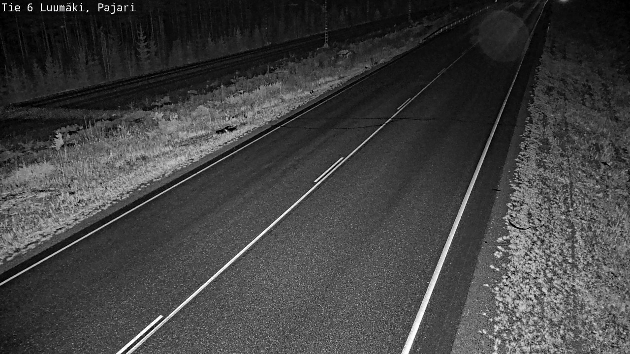 Weather Camera Image Road 6 Luumäki Pajari, Luumäki, Etelä-Karjala