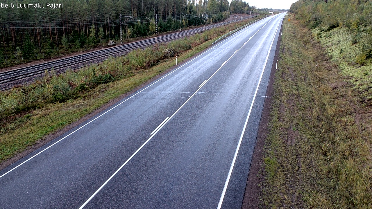 Weather Camera Image Road 6 Luumäki Pajari, Luumäki, Etelä-Karjala