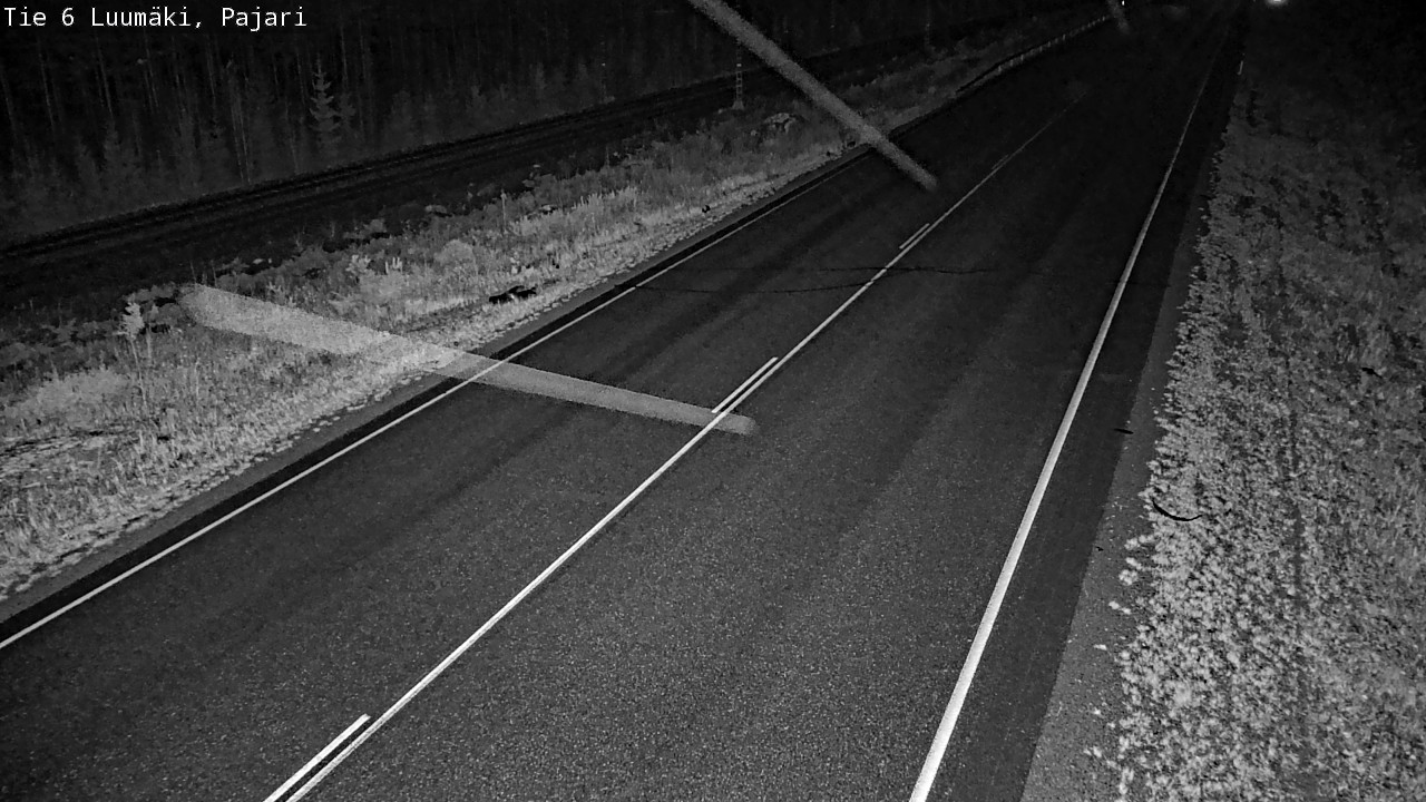 Weather Camera Image Road 6 Luumäki Pajari, Luumäki, Etelä-Karjala