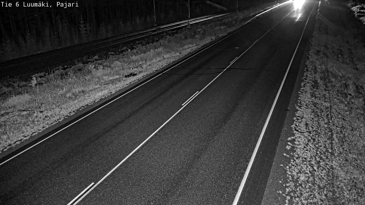 Weather Camera Image Road 6 Luumäki Pajari, Luumäki, Etelä-Karjala