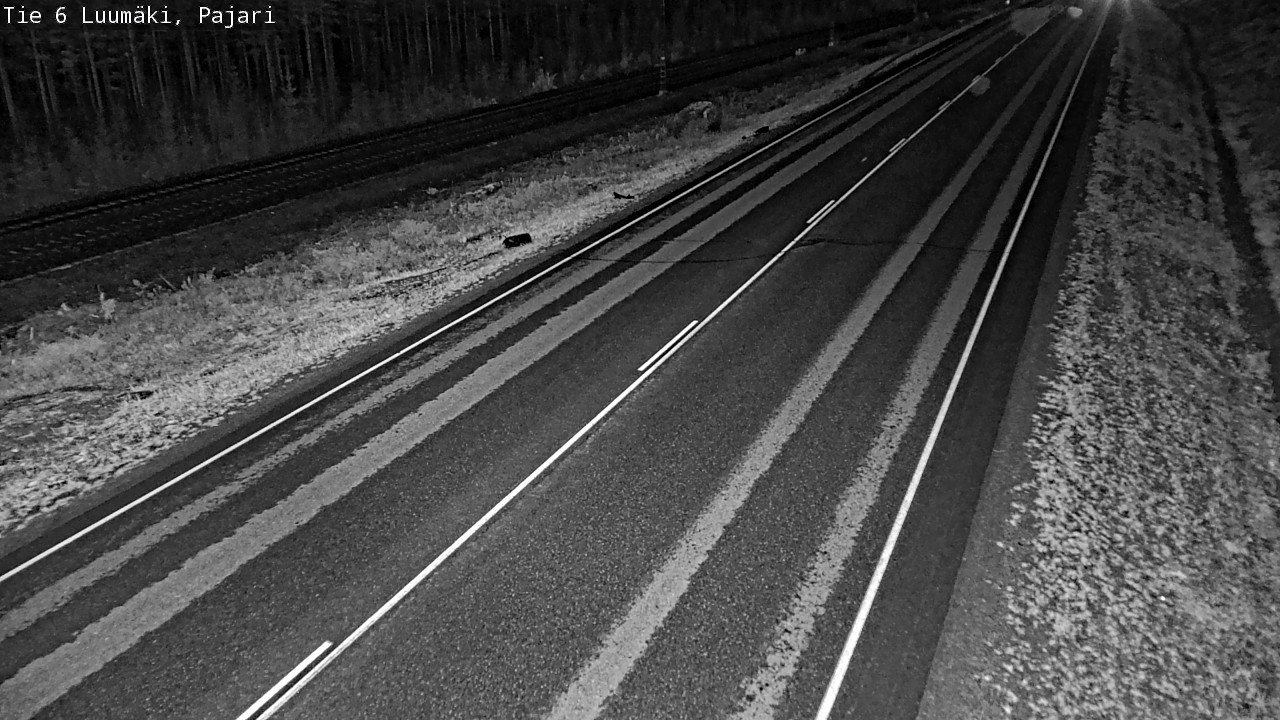 Weather Camera Image Road 6 Luumäki Pajari, Luumäki, Etelä-Karjala