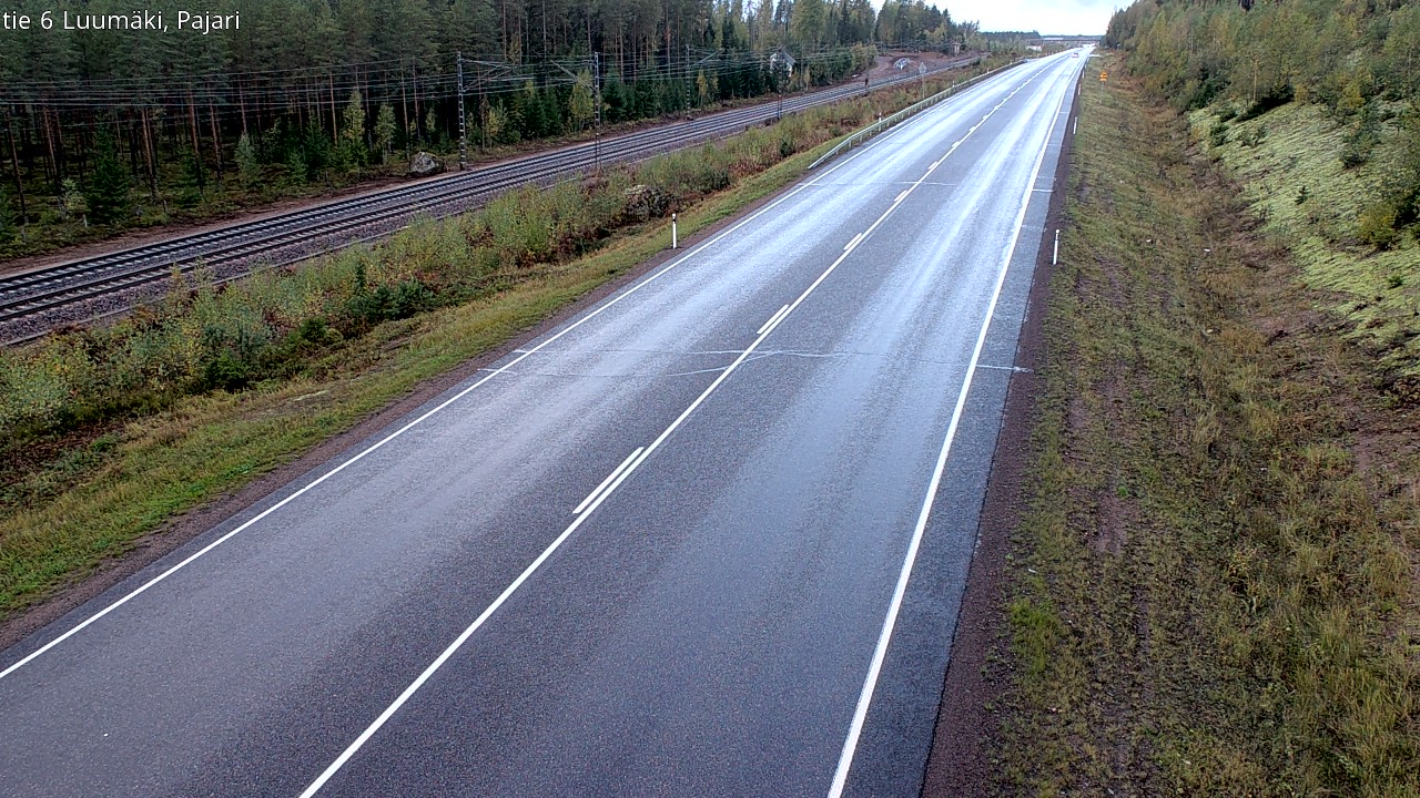 Weather Camera Image Road 6 Luumäki Pajari, Luumäki, Etelä-Karjala