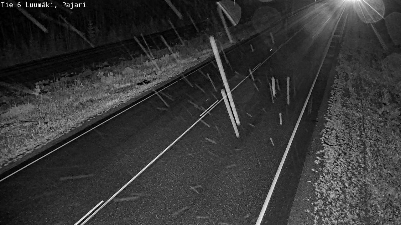 Weather Camera Image Road 6 Luumäki Pajari, Luumäki, Etelä-Karjala