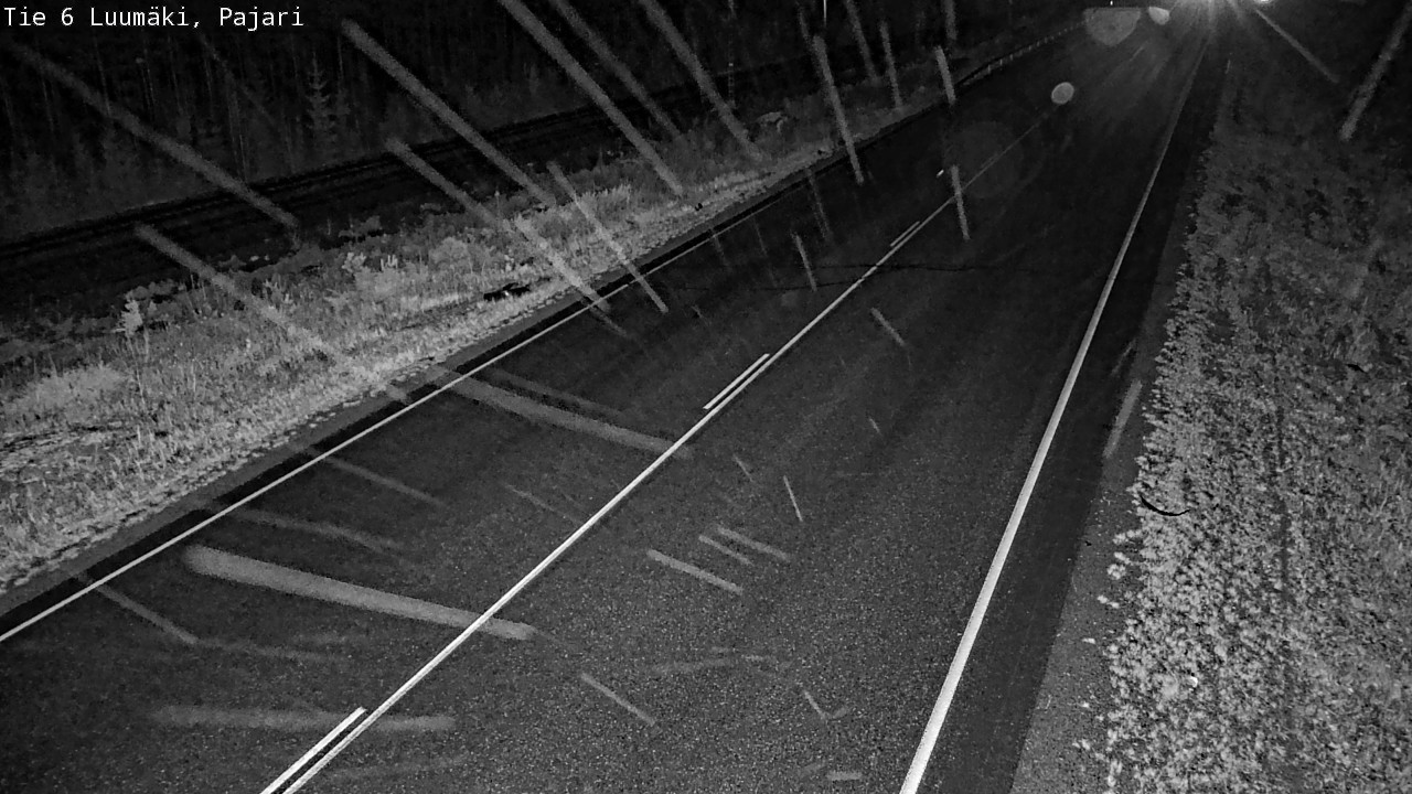 Weather Camera Image Road 6 Luumäki Pajari, Luumäki, Etelä-Karjala