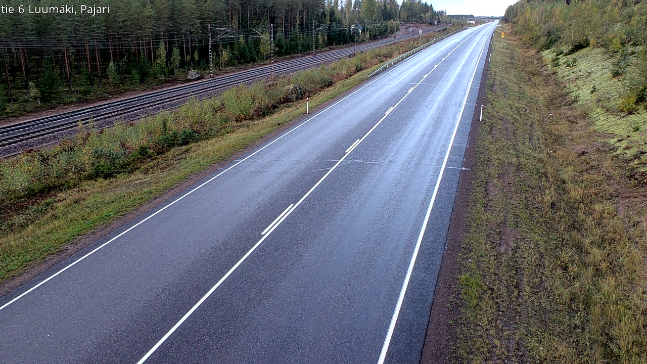 Weather Camera Image Road 6 Luumäki Pajari, Luumäki, Etelä-Karjala