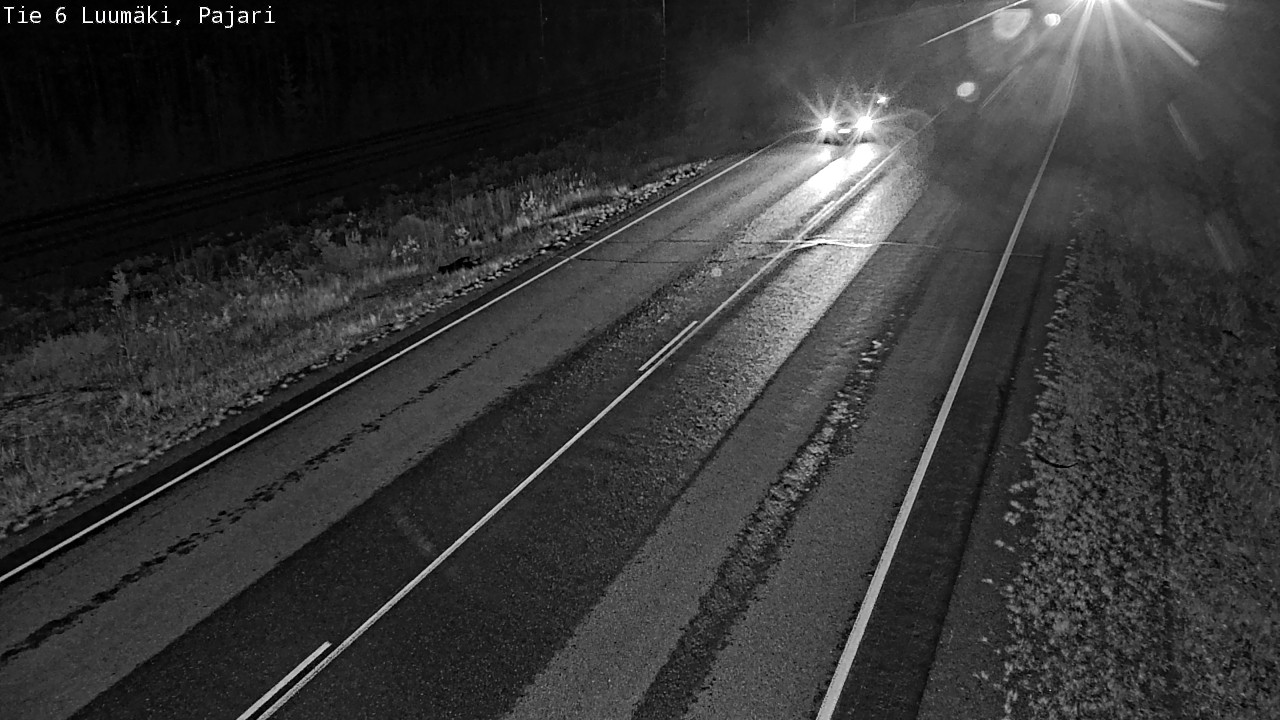 Weather Camera Image Road 6 Luumäki Pajari, Luumäki, Etelä-Karjala