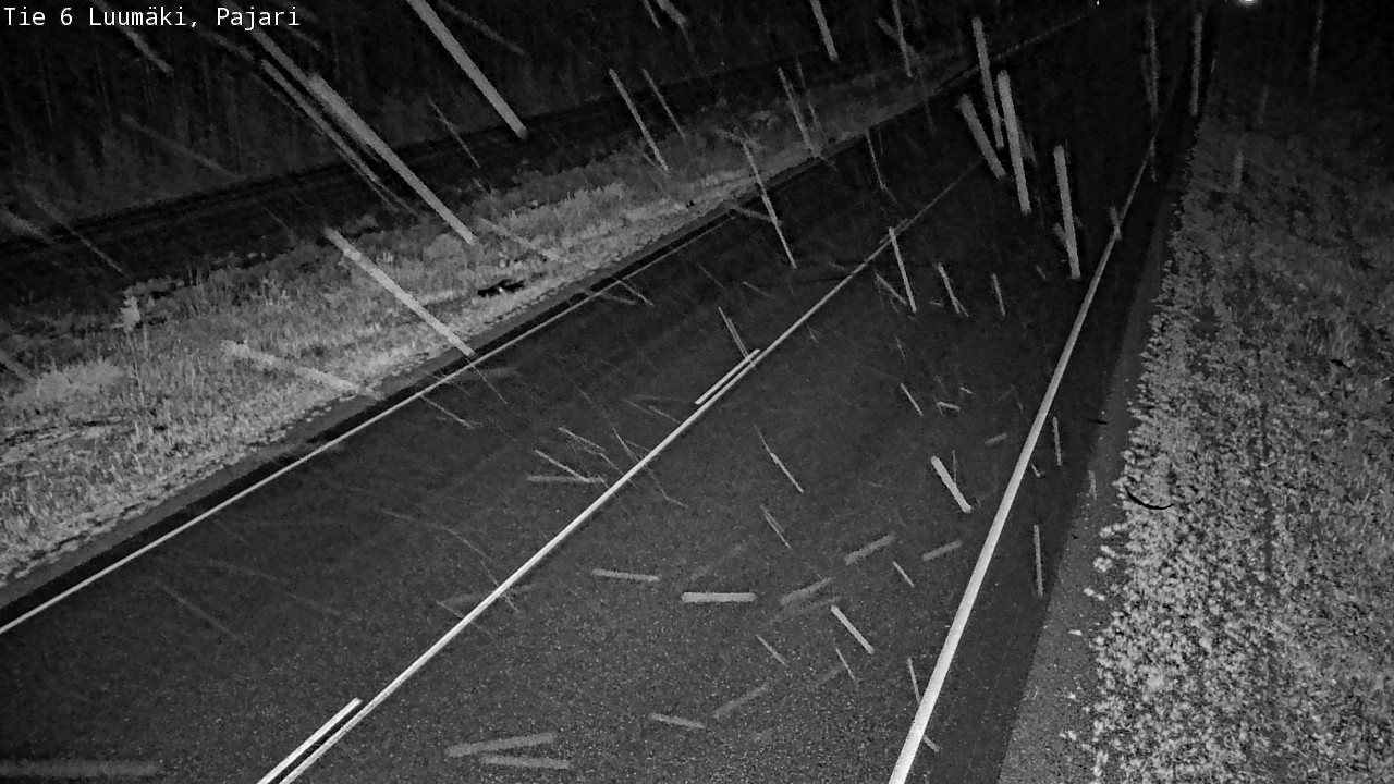 Weather Camera Image Road 6 Luumäki Pajari, Luumäki, Etelä-Karjala