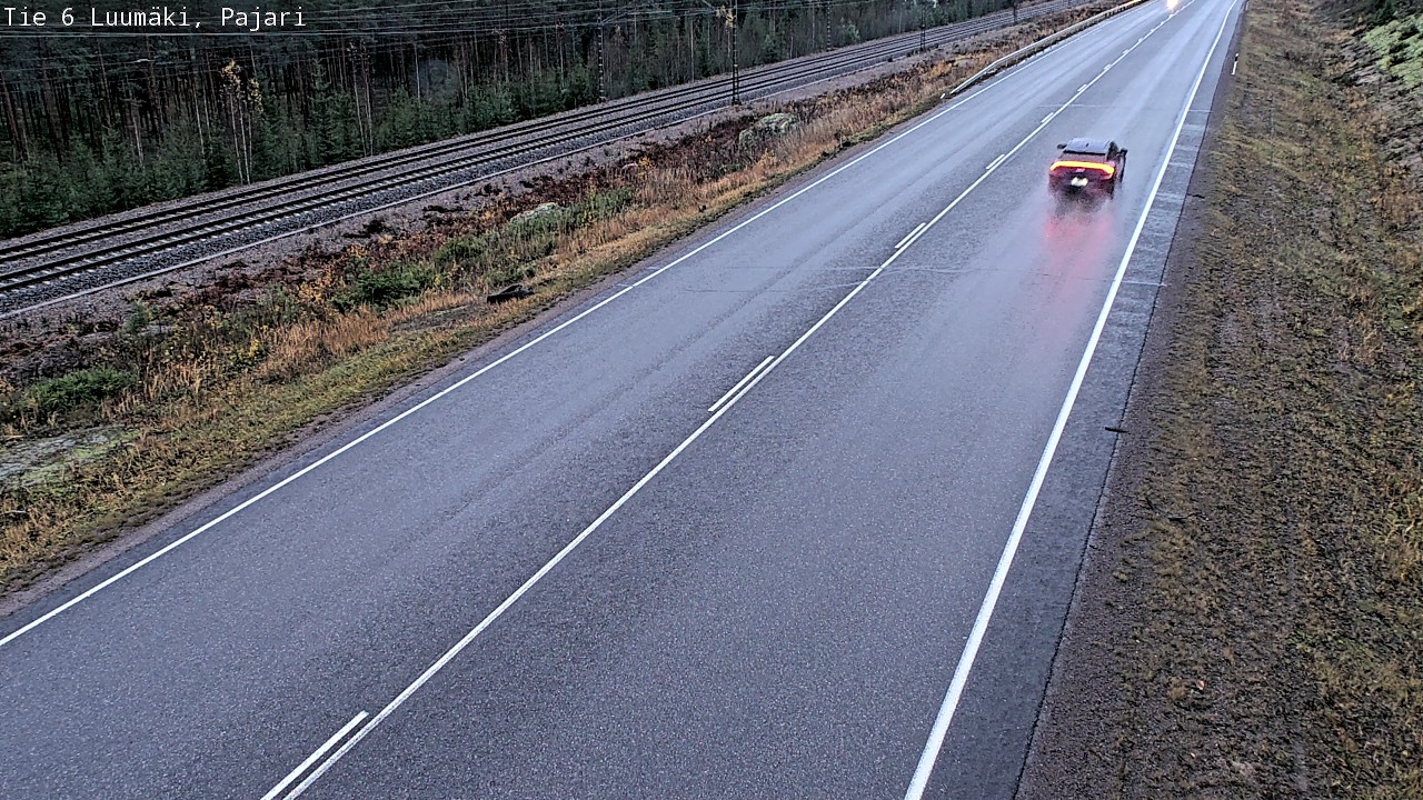 Weather Camera Image Road 6 Luumäki Pajari, Luumäki, Etelä-Karjala