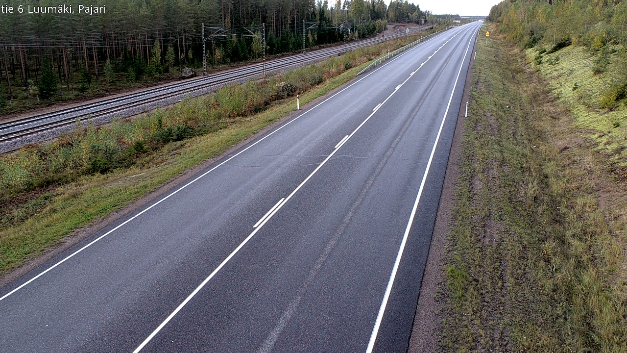 Weather Camera Image Road 6 Luumäki Pajari, Luumäki, Etelä-Karjala