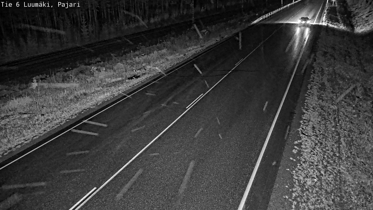 Weather Camera Image Road 6 Luumäki Pajari, Luumäki, Etelä-Karjala