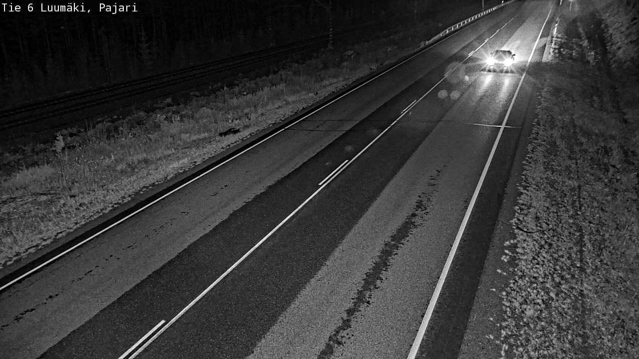 Weather Camera Image Road 6 Luumäki Pajari, Luumäki, Etelä-Karjala