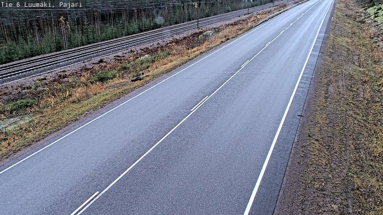 Weather Camera Image Road 6 Luumäki Pajari, Luumäki, Etelä-Karjala