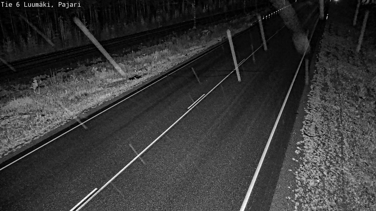 Weather Camera Image Road 6 Luumäki Pajari, Luumäki, Etelä-Karjala