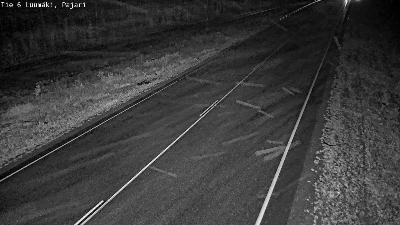 Weather Camera Image Road 6 Luumäki Pajari, Luumäki, Etelä-Karjala