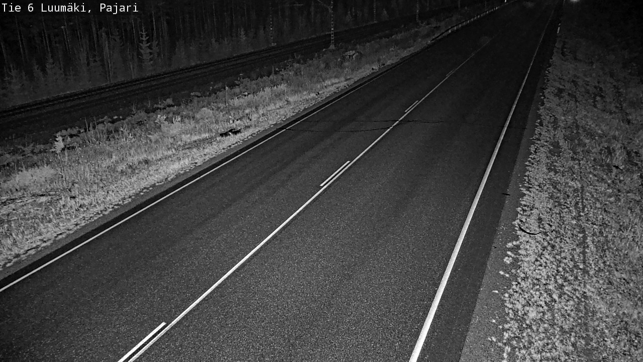 Weather Camera Image Road 6 Luumäki Pajari, Luumäki, Etelä-Karjala