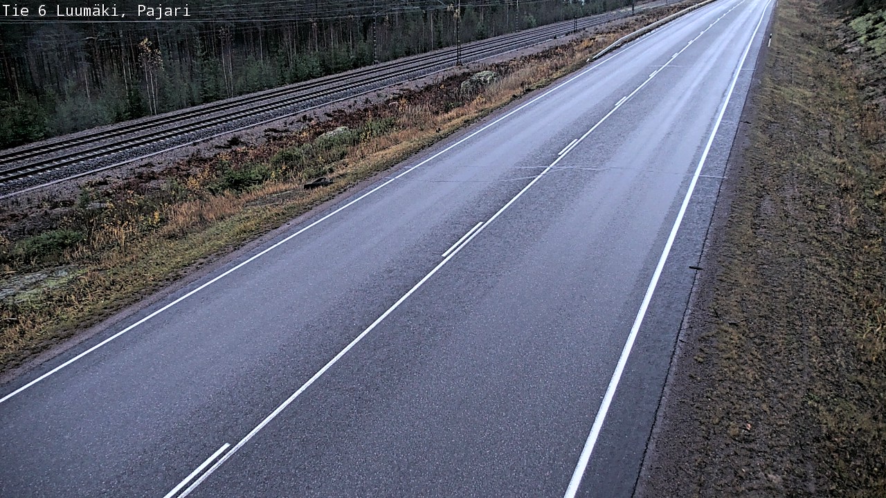 Weather Camera Image Road 6 Luumäki Pajari, Luumäki, Etelä-Karjala