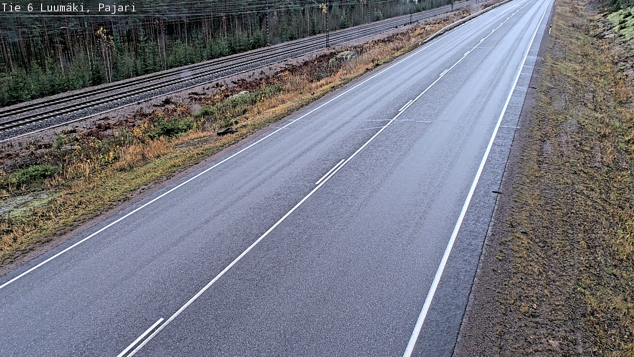 Weather Camera Image Road 6 Luumäki Pajari, Luumäki, Etelä-Karjala