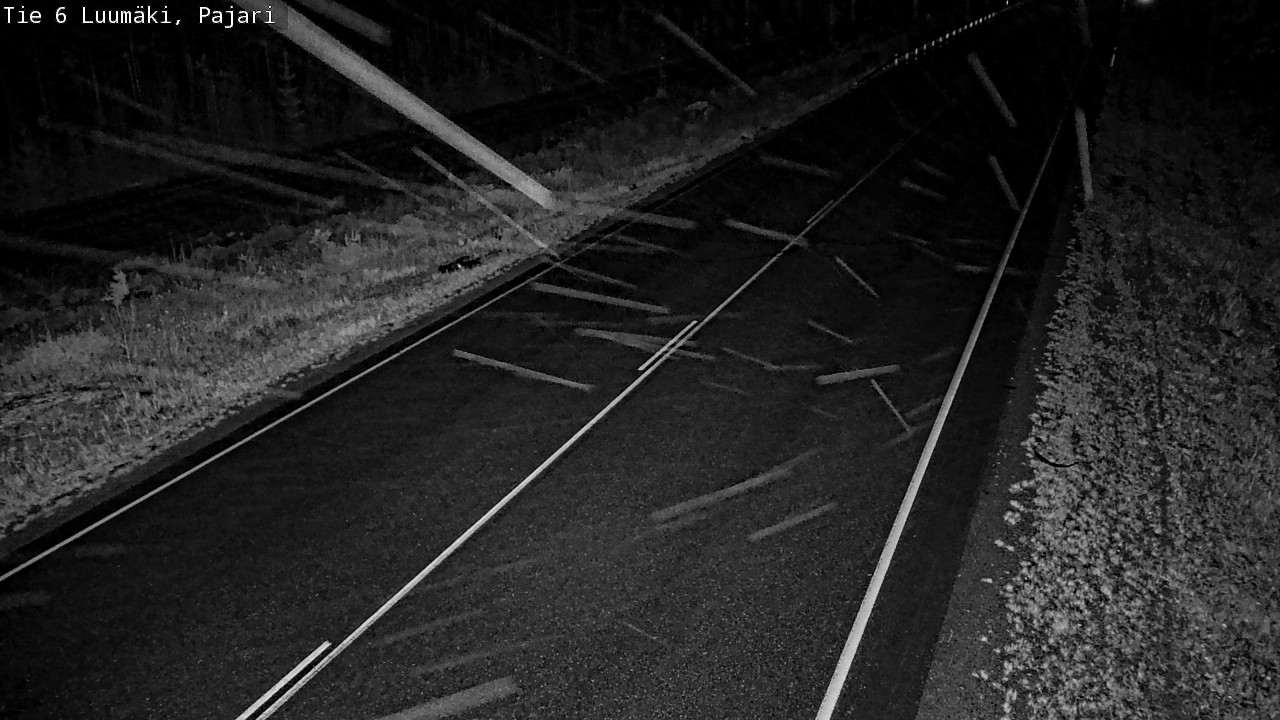 Weather Camera Image Väg 6 Luumäki Pajari, Luumäki, Etelä-Karjala