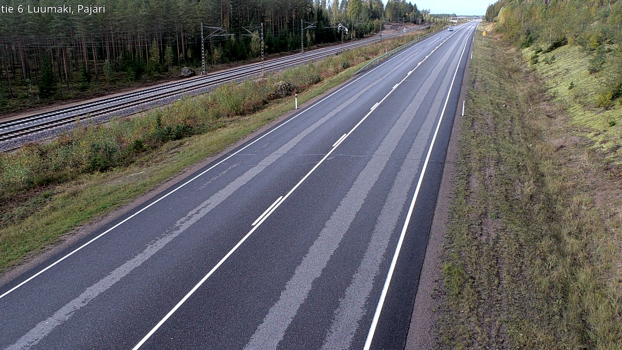 Weather Camera Image Road 6 Luumäki Pajari, Luumäki, Etelä-Karjala