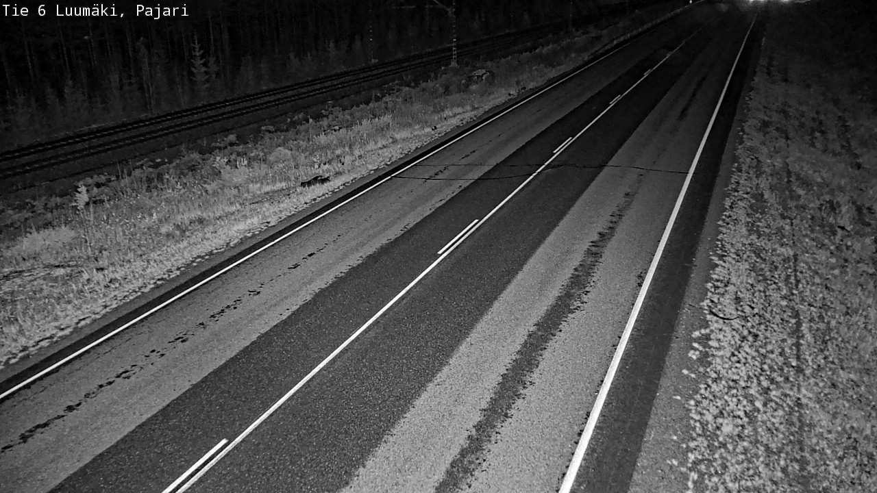 Weather Camera Image Road 6 Luumäki Pajari, Luumäki, Etelä-Karjala