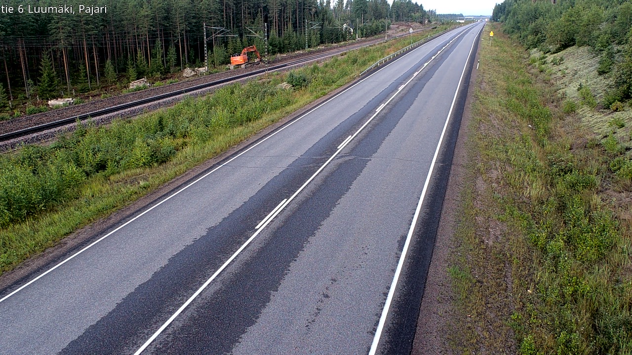 Weather Camera Image Road 6 Luumäki Pajari, Luumäki, Etelä-Karjala