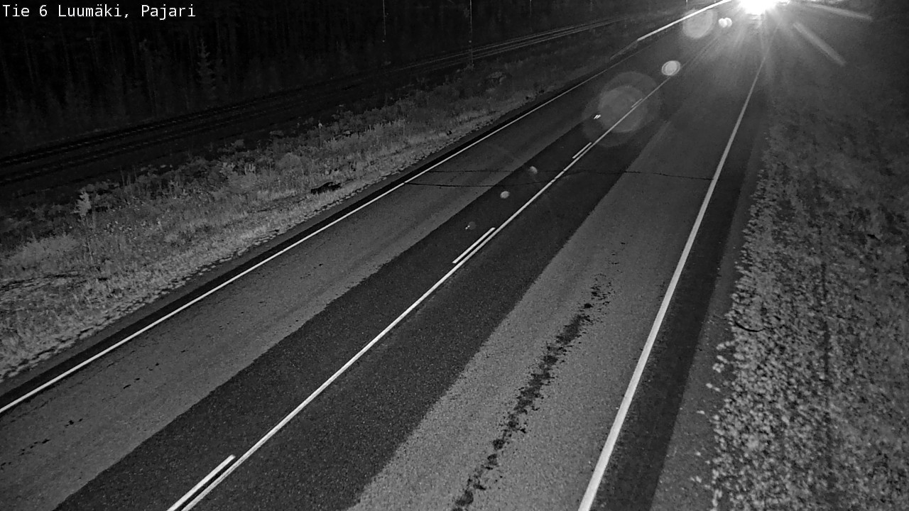 Weather Camera Image Väg 6 Luumäki Pajari, Luumäki, Etelä-Karjala