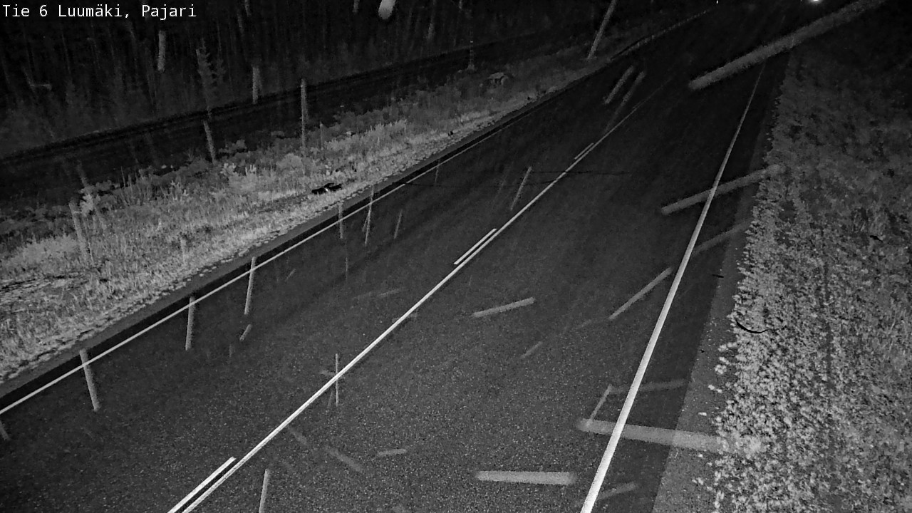 Weather Camera Image Road 6 Luumäki Pajari, Luumäki, Etelä-Karjala