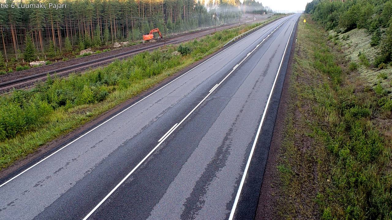 Weather Camera Image Road 6 Luumäki Pajari, Luumäki, Etelä-Karjala