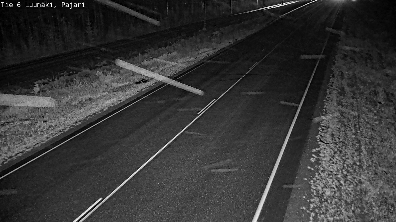 Weather Camera Image Road 6 Luumäki Pajari, Luumäki, Etelä-Karjala