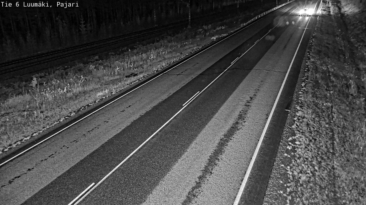 Weather Camera Image Road 6 Luumäki Pajari, Luumäki, Etelä-Karjala