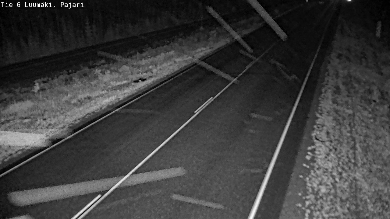 Weather Camera Image Väg 6 Luumäki Pajari, Luumäki, Etelä-Karjala