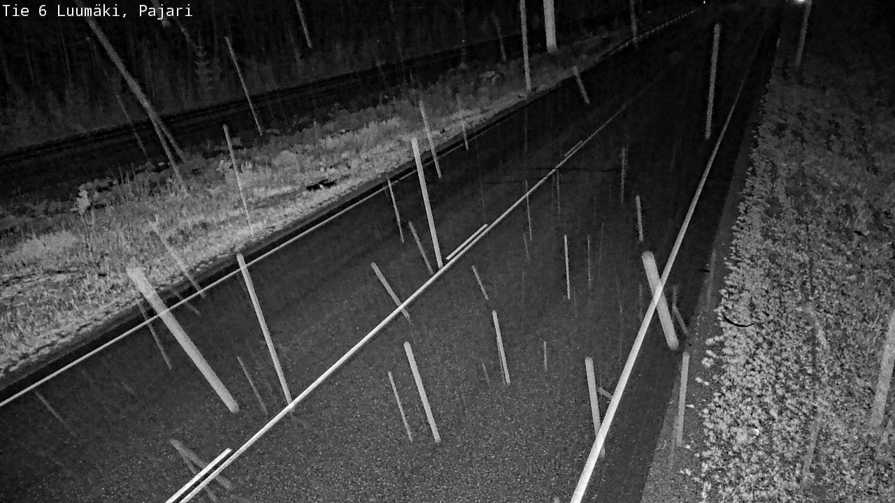 Weather Camera Image Road 6 Luumäki Pajari, Luumäki, Etelä-Karjala