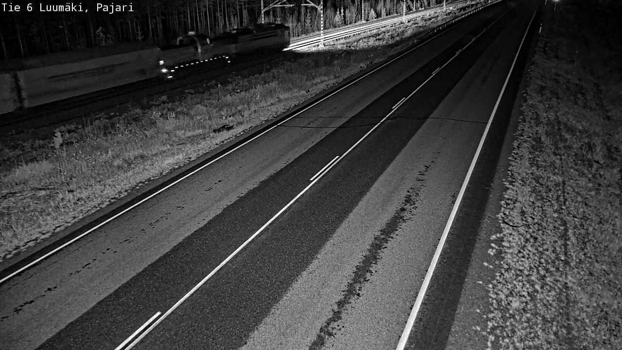 Weather Camera Image Road 6 Luumäki Pajari, Luumäki, Etelä-Karjala