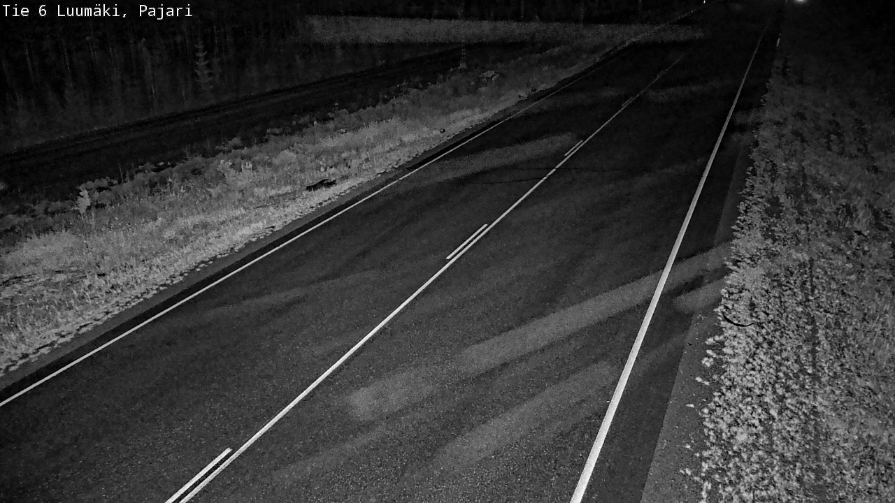 Weather Camera Image Road 6 Luumäki Pajari, Luumäki, Etelä-Karjala