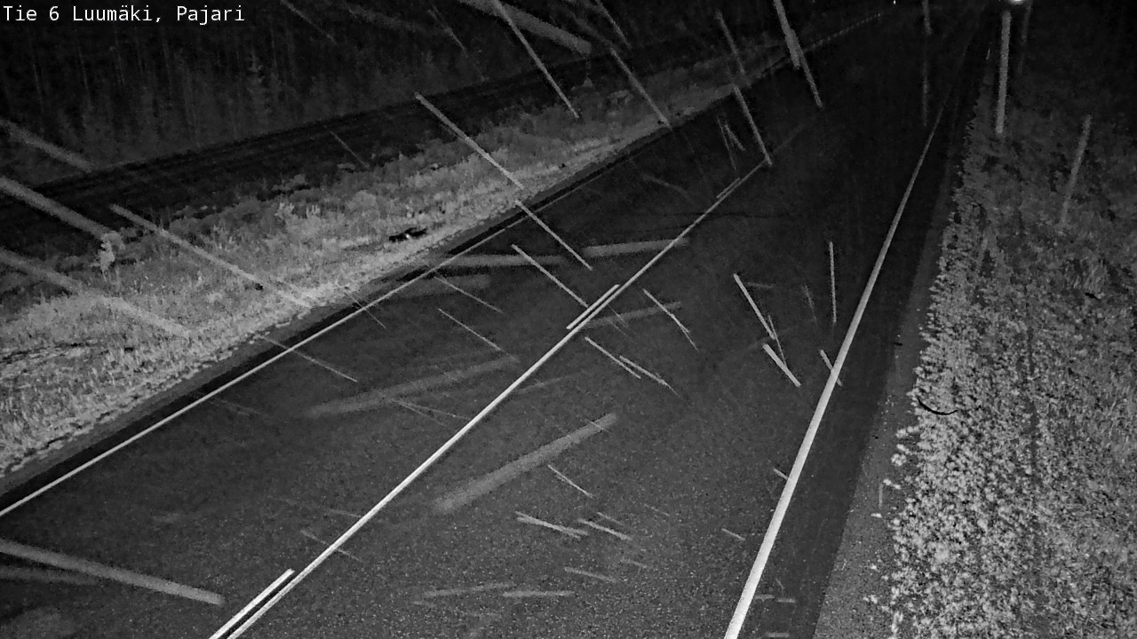 Weather Camera Image Road 6 Luumäki Pajari, Luumäki, Etelä-Karjala