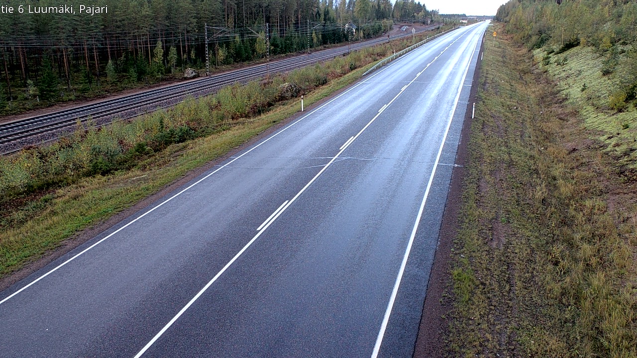 Weather Camera Image Road 6 Luumäki Pajari, Luumäki, Etelä-Karjala