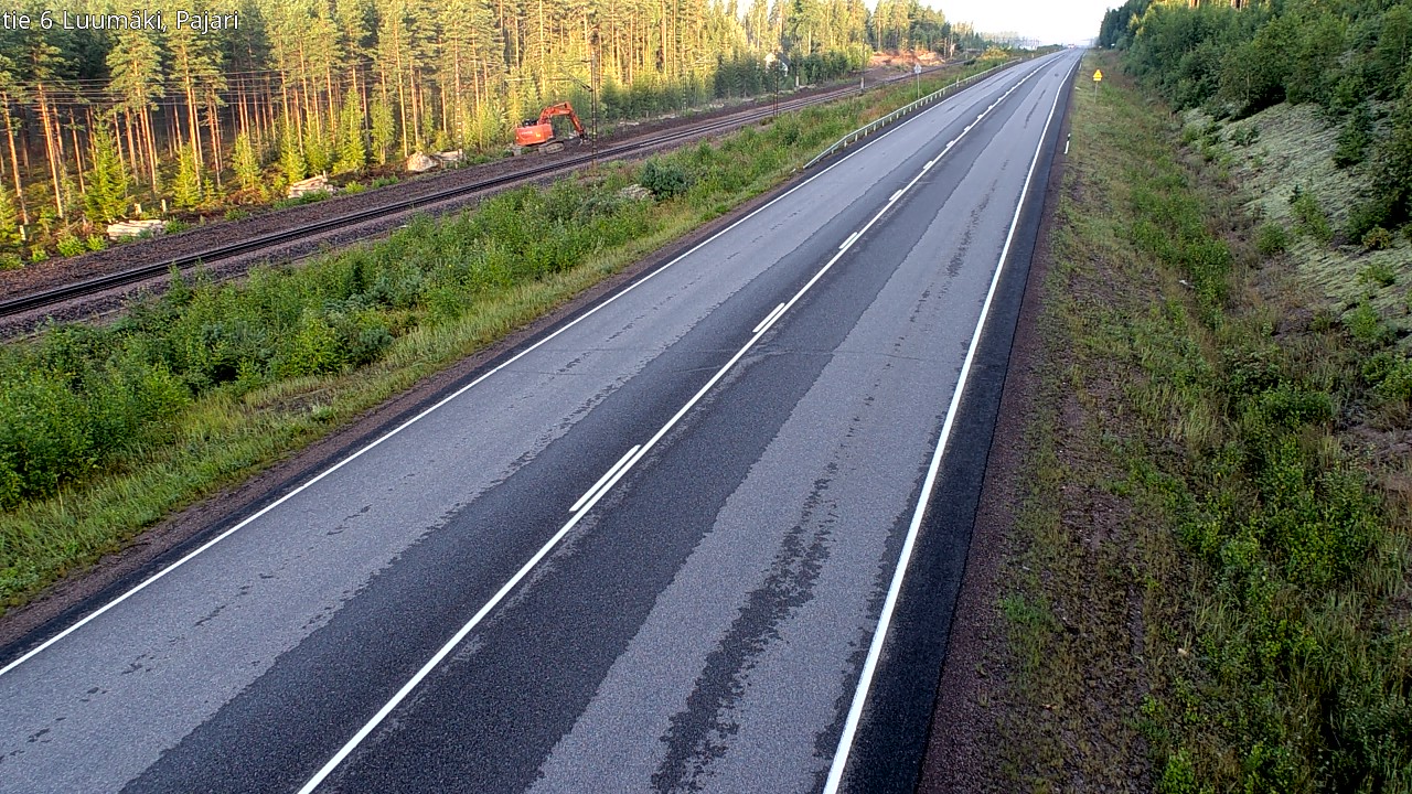 Weather Camera Image Road 6 Luumäki Pajari, Luumäki, Etelä-Karjala