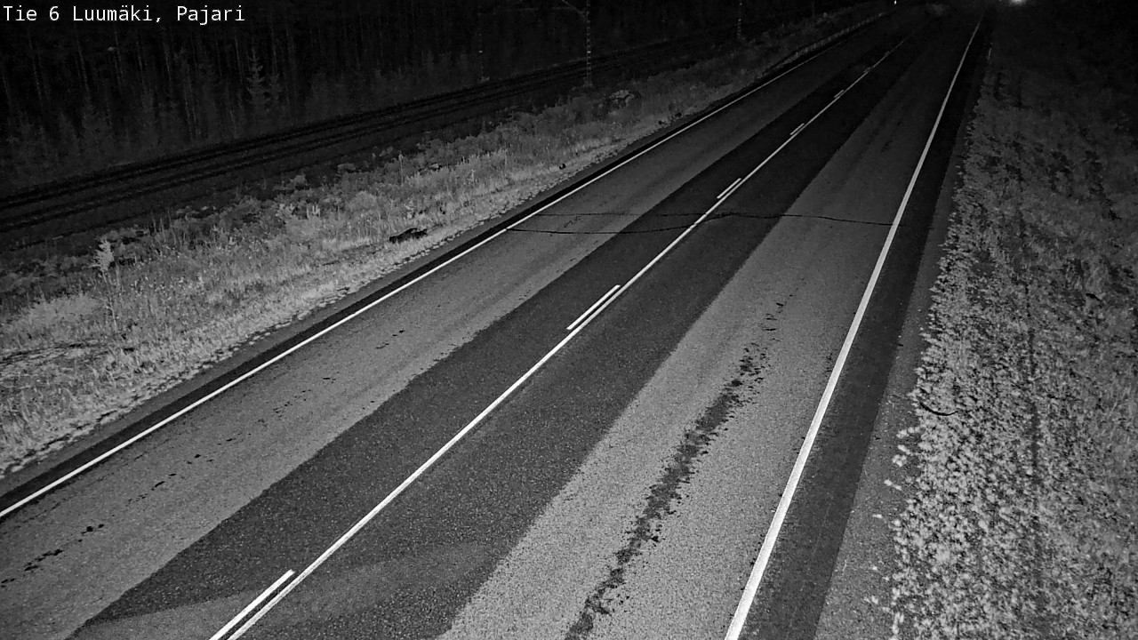 Weather Camera Image Road 6 Luumäki Pajari, Luumäki, Etelä-Karjala
