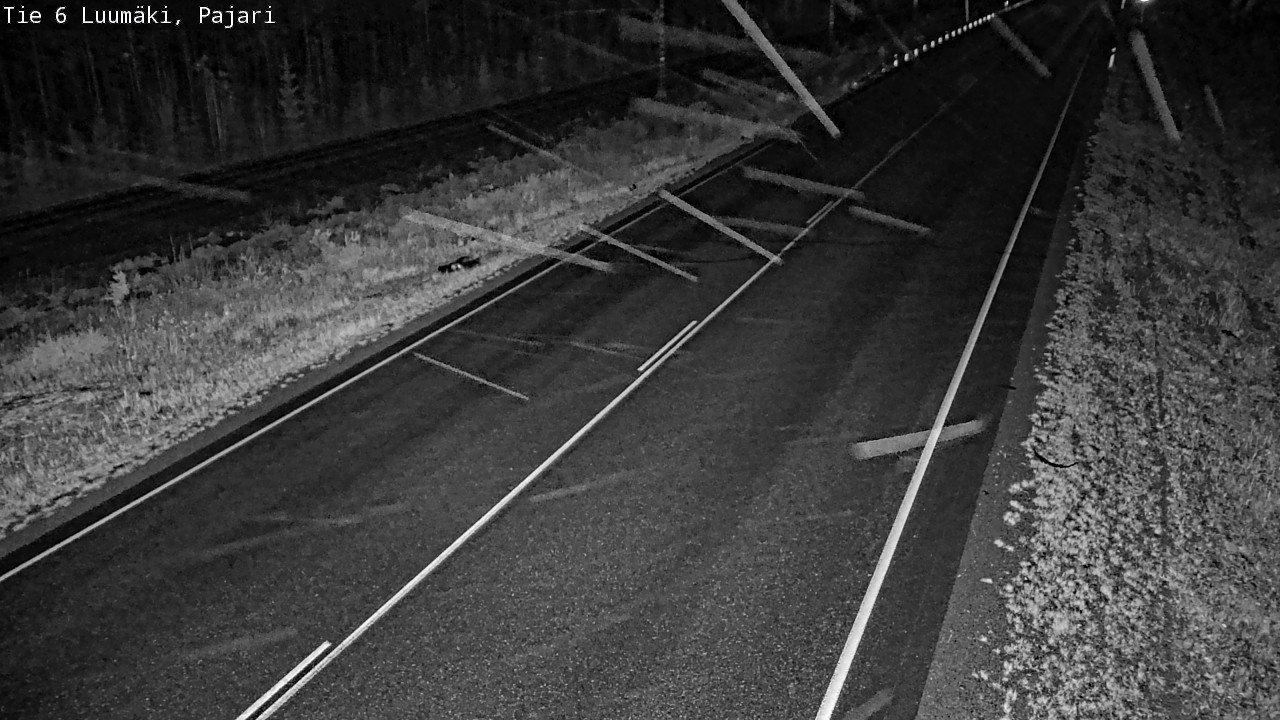 Weather Camera Image Road 6 Luumäki Pajari, Luumäki, Etelä-Karjala