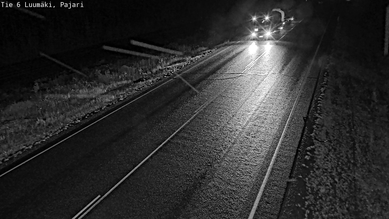 Weather Camera Image Road 6 Luumäki Pajari, Luumäki, Etelä-Karjala